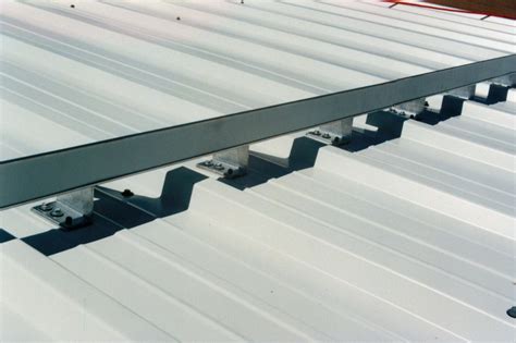 exposed attached metal roof brackets